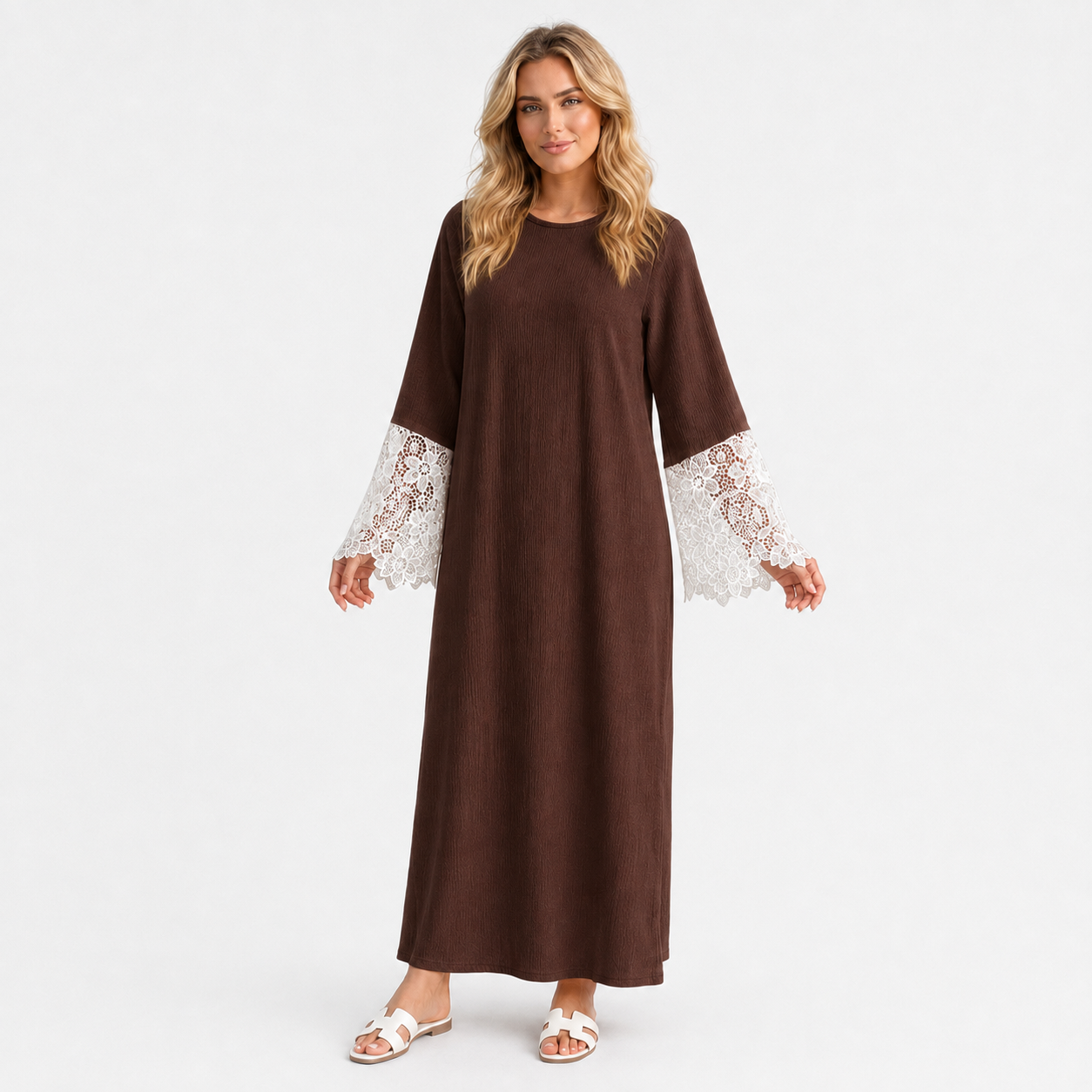 robe dentelle by maqam
