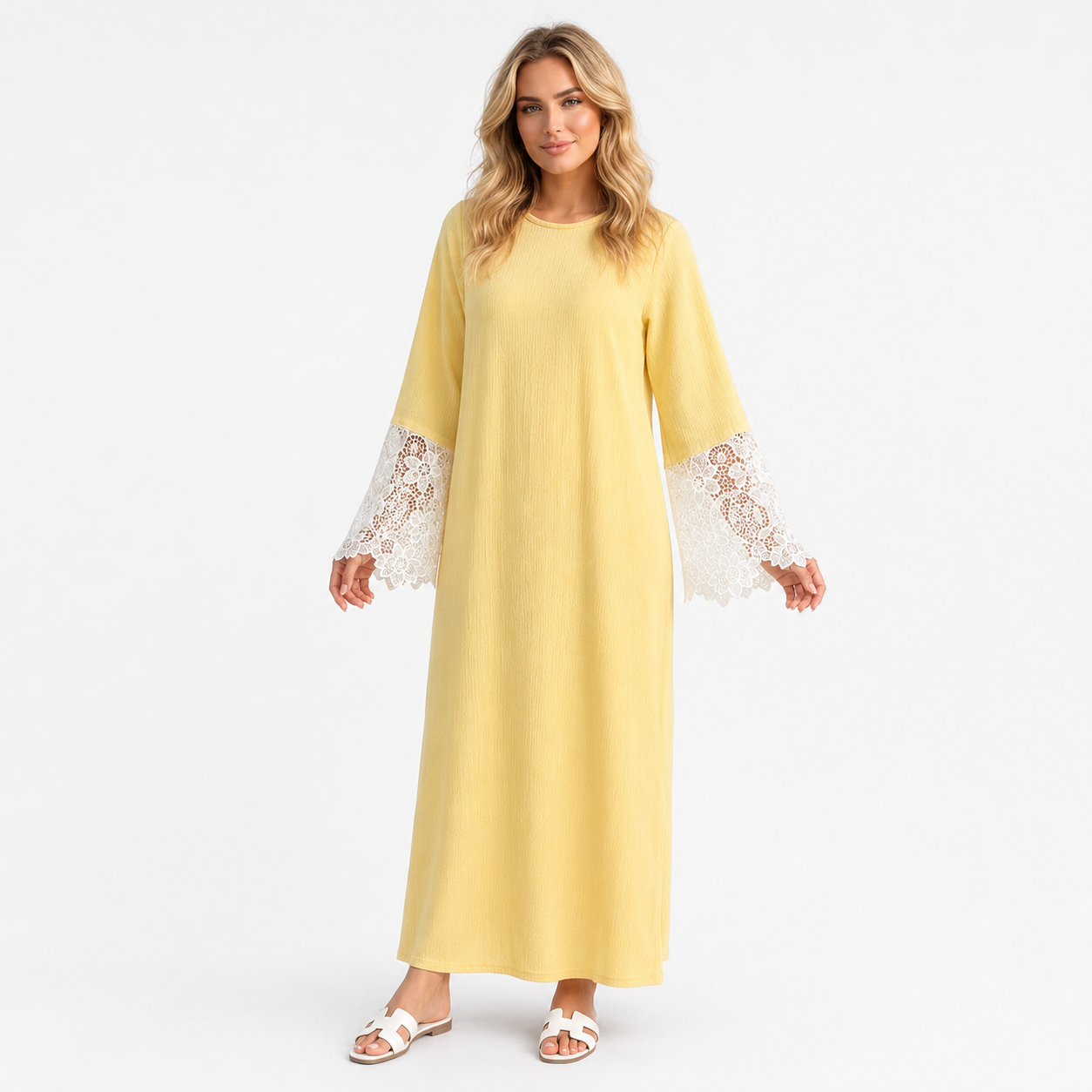 robe dentelle by maqam