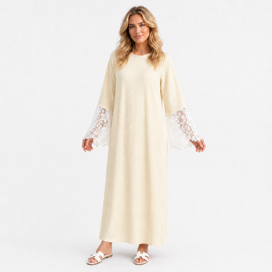 robe dentelle by maqam